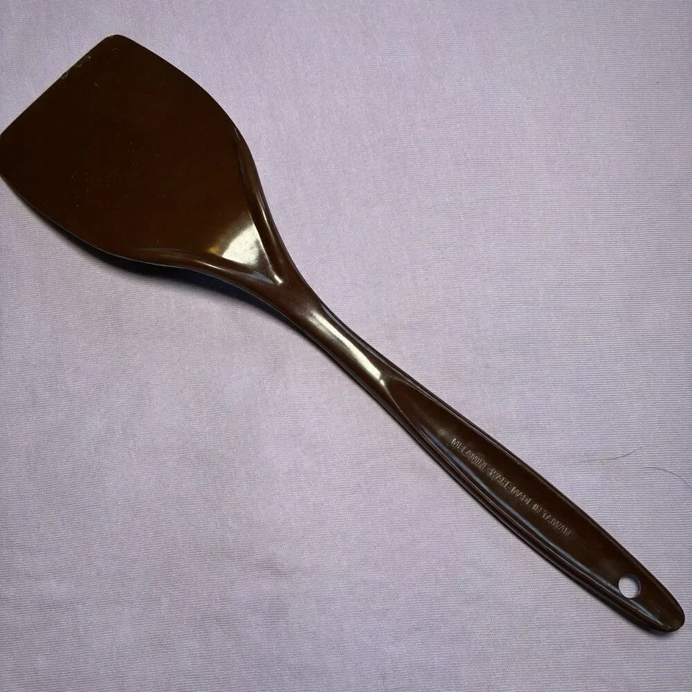 Vintage Collectible Melamine Brown Plastic Spatula